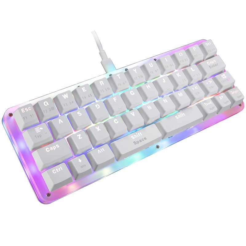 mini42键小巧便携绘图剪辑游戏多功能自定义个性40%迷你机械键盘