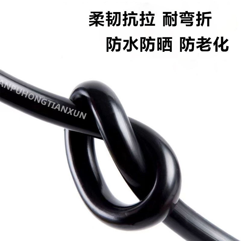 安普超五六类室外专用网线千兆无氧铜6类5防水晒监控非屏蔽网络线