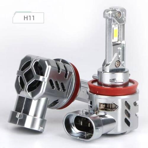汽车led大灯H1H4H7H11HB3超亮车灯改装聚光远近强激光前照灯泡55W
