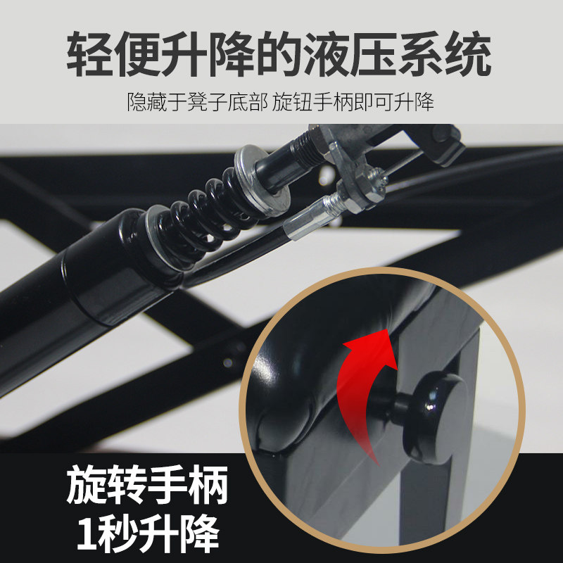 钢琴凳真皮液压升降单双人实木烤漆书箱儿童古筝电钢琴椅子演奏凳