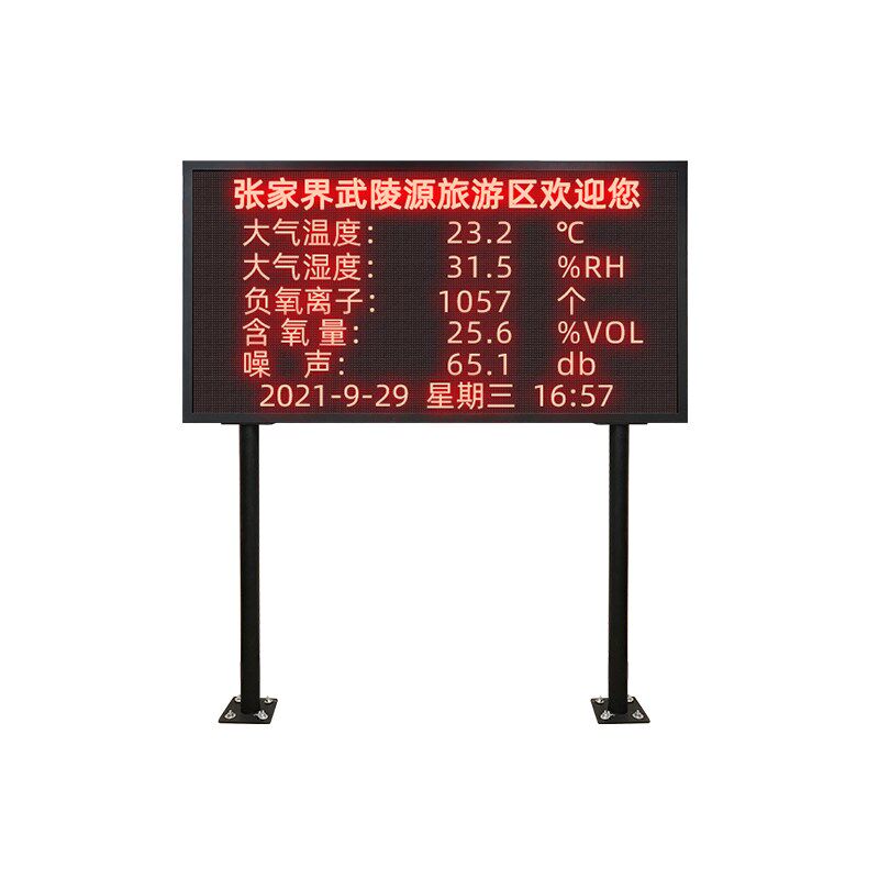 负氧离子监测站系统景区公园农业空气质量生态环境智能检测气象站