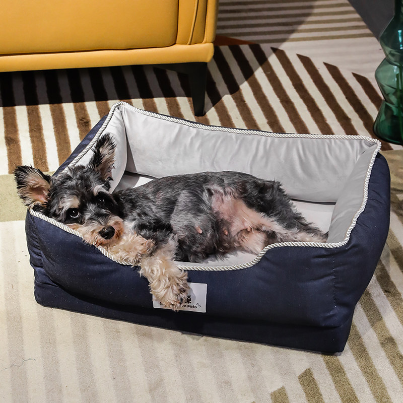 网红狗窝夏季大小型犬狗沙发可拆洗宠物窝夏天狗垫子猫窝四季通用