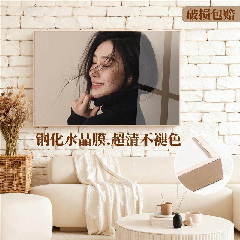 定制影楼艺术照写真婚纱照片冲洗做成放大挂墙落地相框形象照礼物