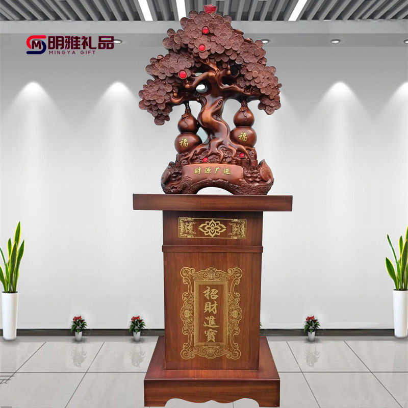 大号落地玉白菜百财如意摆件工厂办公室公司饭店店铺乔迁开业礼品