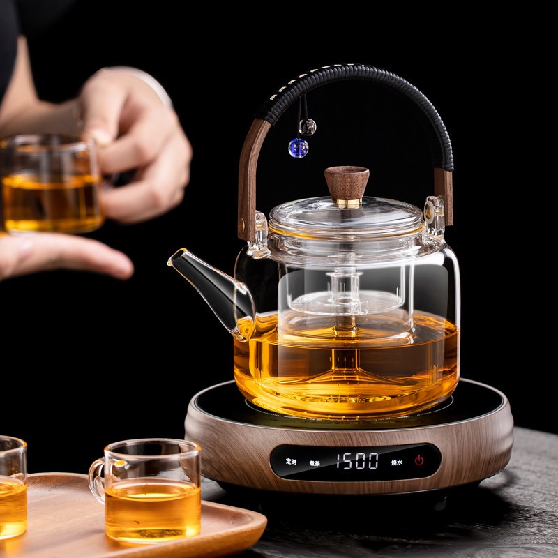 新款电陶炉煮茶炉小型家用静音不挑壶烧水智能电热丝加热座可保温
