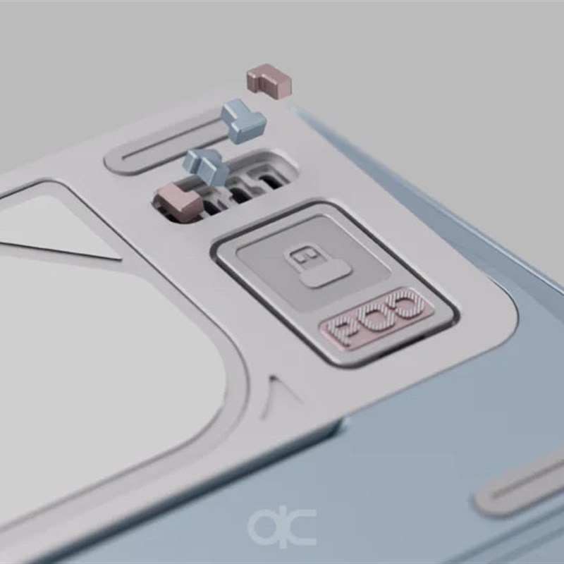 QK101三模客制化机械键盘套件 RGB PCB阳极铝壳 支援无线办公键盘