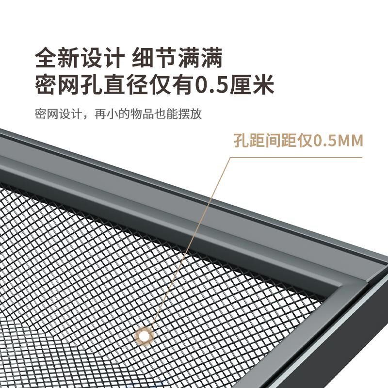 悍诺斯衣柜拉篮抽屉式滑轨内衣推拉篮衣帽间裤架伸缩收纳密网拉篮