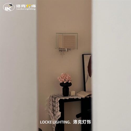 洛克灯饰 东京ANdAZ季裕棠设计师玻璃壁灯中式复古宣纸装饰氛围灯