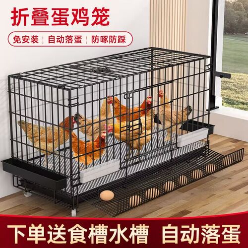 皮大猫鸡笼子大号特大养殖笼自动清粪鸡舍家用鸡笼鸡笼鸭笼狗笼