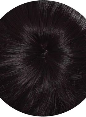 中年男士假发真发短发偏分新款发套男人假发套整顶中老年真人发丝