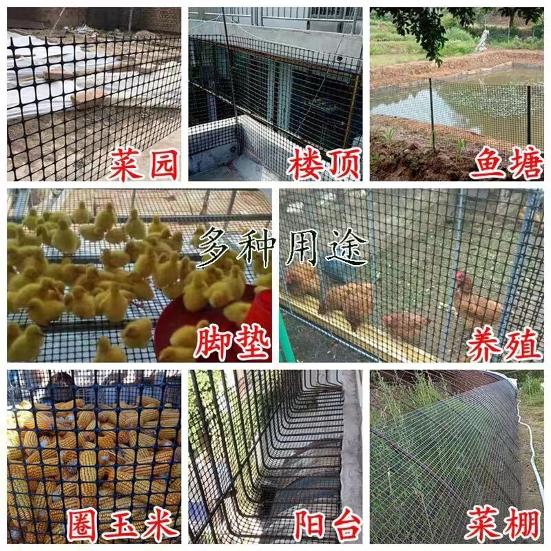 加厚塑料围栏网养鸡养鸭果园菜地防护网鱼塘圈山圈地养殖围网护栏