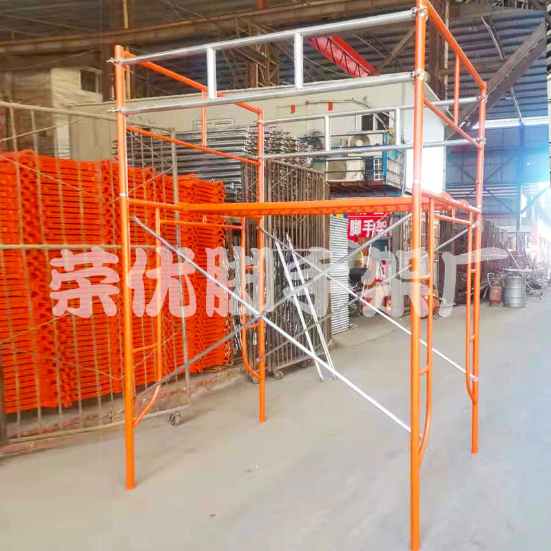 厂家直销包邮加厚活动龙门架脚手架 建筑装修广告门式移动脚手架