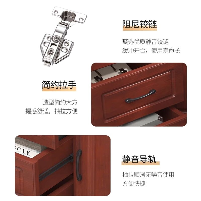 全实木家用一体转角柜客厅墙角柜卧室三角柜转角储物柜现代电视柜