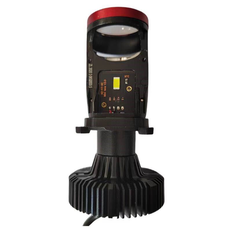 H4三透镜LED大灯12V24V汽车货车摩托车远近一体三色一体矩阵大灯