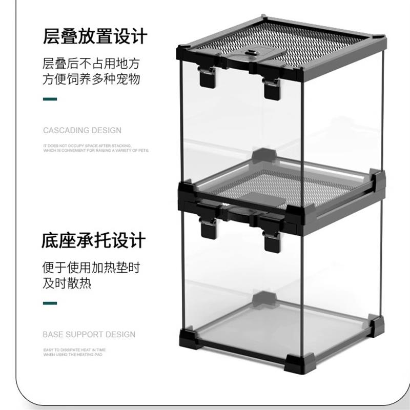 爬宠热带生态雨林缸爬宠乌龟蜥蜴角蛙水龟缸两栖雨淋水陆