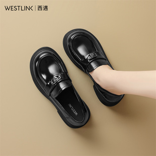 巨好看配裙子单鞋 西遇粗跟乐福鞋 英伦风小皮鞋 女2025新款 子TQ jk鞋