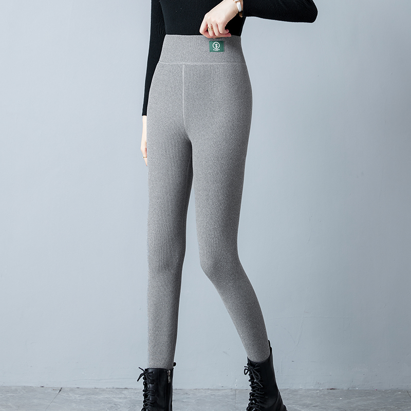 范朵町长裤加绒羊羔绒打底裤