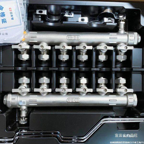 【F20C】佛山日丰地暖分水器全铜分水器地热地暖管32家装地暖管集