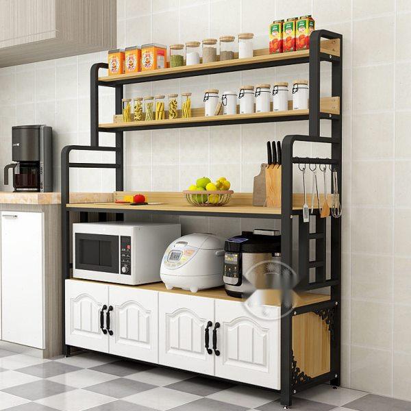 厨房置物架落地式多层收纳架子微波炉烤箱置物架储物架橱柜,厨房/烹饪用具,微波炉置物架,淘宝优惠券,粉丝福利购,淘宝优惠卷