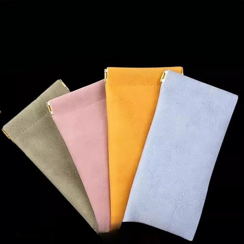 眼镜收纳袋抗压便携式墨镜太阳镜自动闭合弹片收纳盒眼睛收纳包女