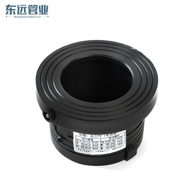 HDPE全新料电熔管件法兰头pe电熔法兰160国标110钢丝骨架水管活套