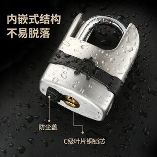 好汉锁具门锁防盗不锈钢挂锁家用锁头防水防锈户外防雨大门通开锁