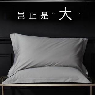 加大枕套大尺f寸50x80单个大号60x90一只装宾馆酒店专用特大枕头