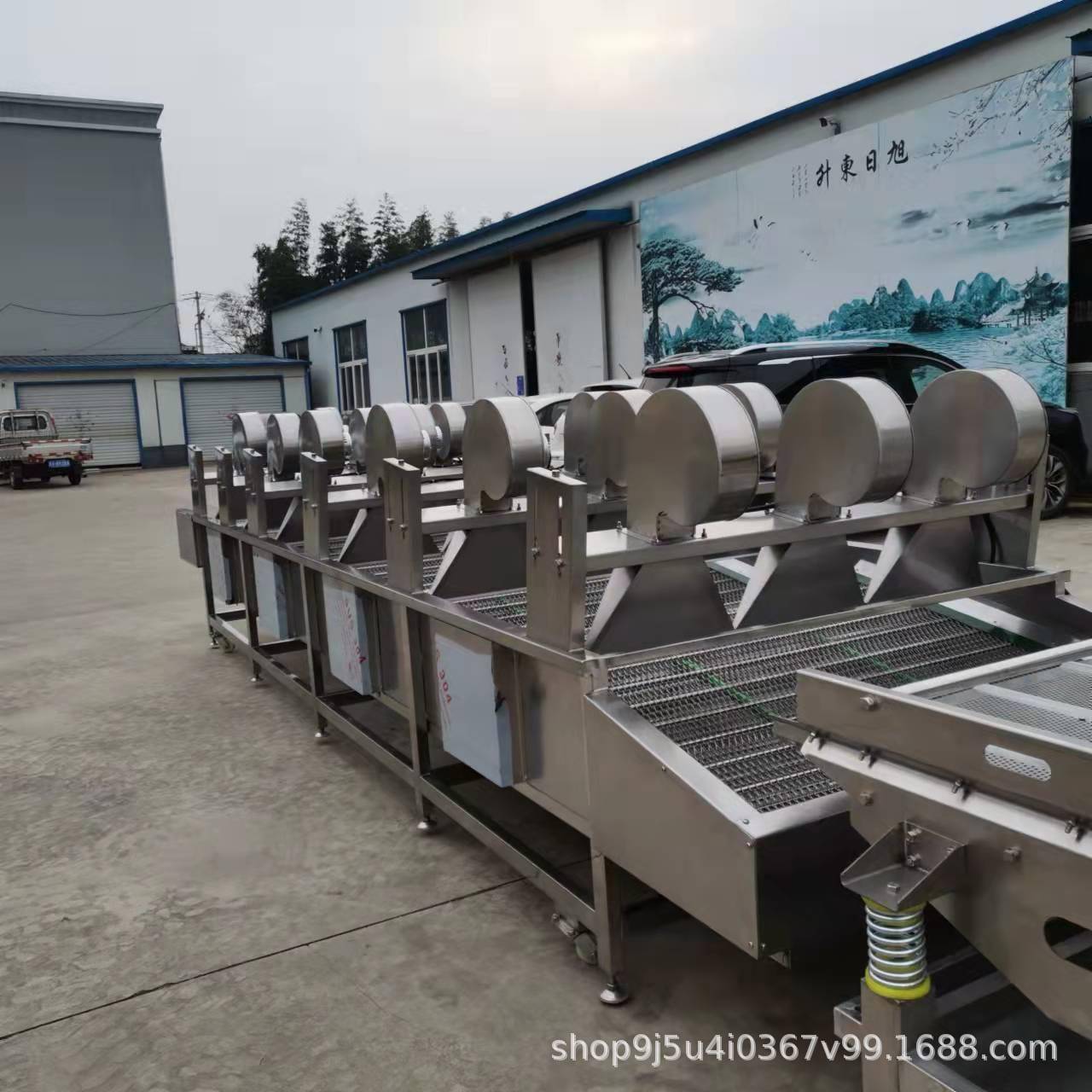 全自动翻转式土豆蔬菜沥水风干机常温风翻转式除水机风干线厂家