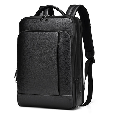 真皮双肩背包男款牛皮旅游包笔记本电脑背包男士旅行包韩版双肩包