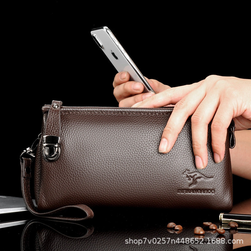 仅亏一天新款 正品男士手包男真皮包商务休闲手抓包牛皮手拿包男,箱包皮具/热销女包/男包,通用款女包,淘宝优惠券,粉丝福利购,淘宝优惠卷