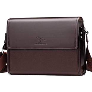 仅亏一天男士单肩包青年斜挎包大容量商务公文包休闲时尚男包背包