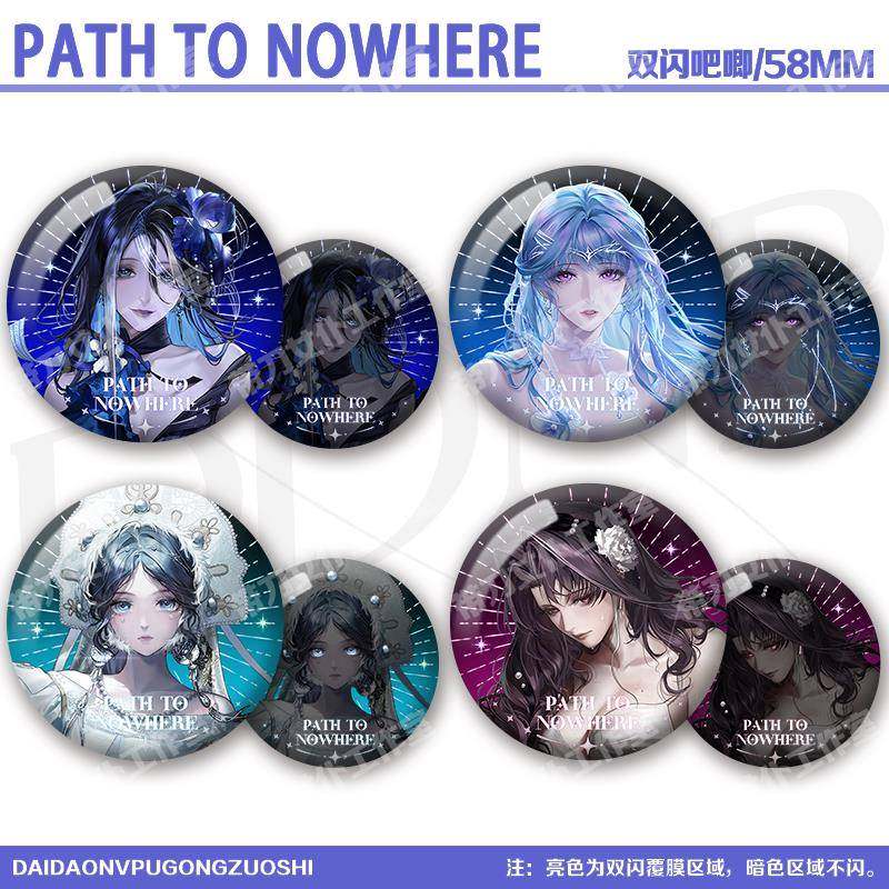 无期迷途周边谷子阿黛拉哈梅尔加洛法诺伊芙兰利双闪反光吧唧