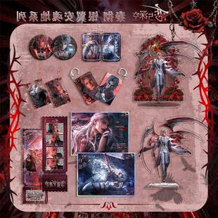 恋与深空秦彻银翼安魂地系列亚克力立牌色纸双闪徽章透卡流沙挂件