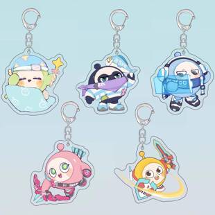 蛋仔派对 超然竞技场Q版 钥匙扣亚克力游戏卡通可爱挂饰书包挂件