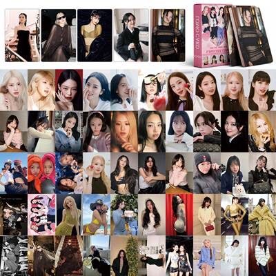 Black Pink官方同款小卡ROSÉ朴彩英JISOO金智秀周边lomo卡片自印