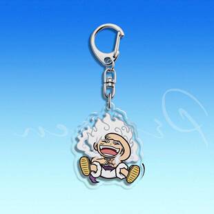 海贼王5cm钥匙扣挂饰挂件路飞尼卡香克斯黑胡子巴基