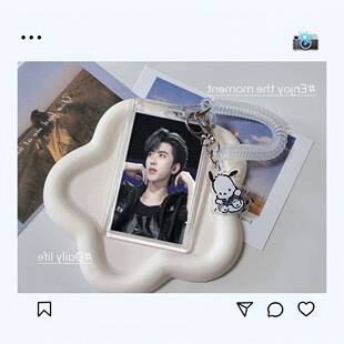 蔡徐坤卡套学生校园卡饭卡公交卡身份证银行卡保护套书包挂件