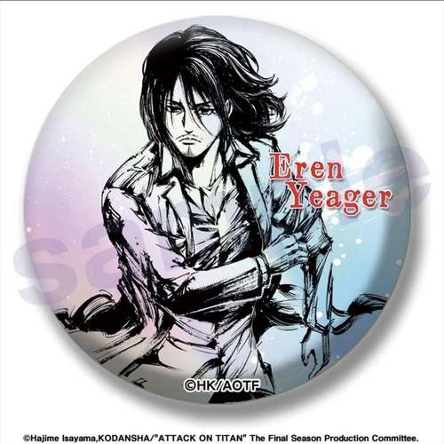 进击的巨人 墨绘 水墨风 闪吧唧徽章 Vol.1 周边 自制亮膜