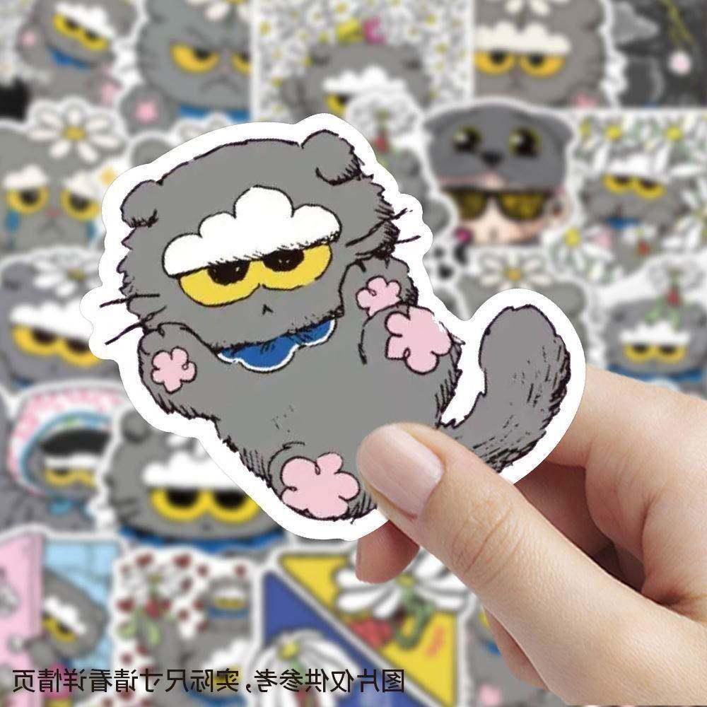2025新款zoa猫贴纸卡通可爱猫咪玩偶表情包头像DIY装饰高清贴画