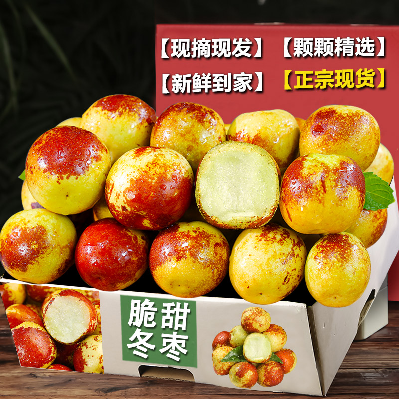 当季正宗现摘冬枣新鲜冰糖脆甜包邮孕妇水果现货当季枣子多汁时令
