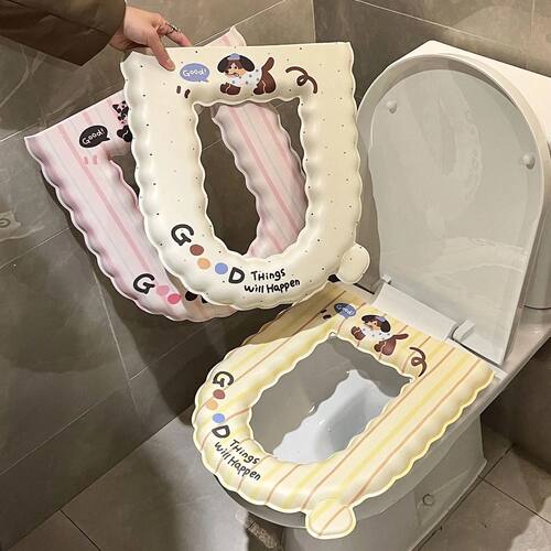马桶垫粘贴式防水加厚可冲洗