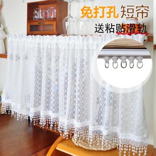 镂空厨房置物架门帘隔断帘柜子帘子遮挡帘店铺商用家用防尘帘半帘