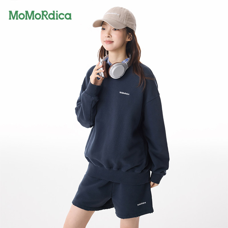 MoMoRdica秋季新款卫衣短裤套装