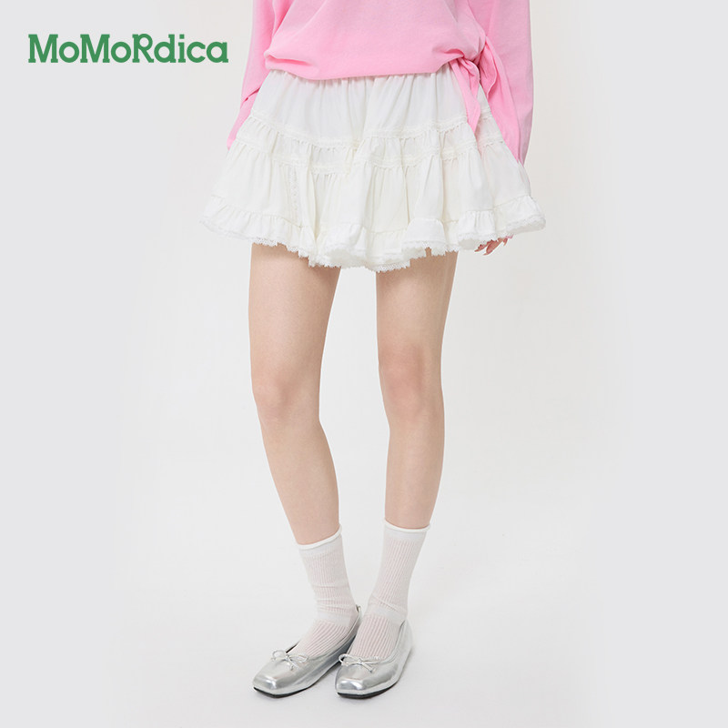 【清仓】Momordica2025半身裙女低腰显瘦A字时尚百搭泡