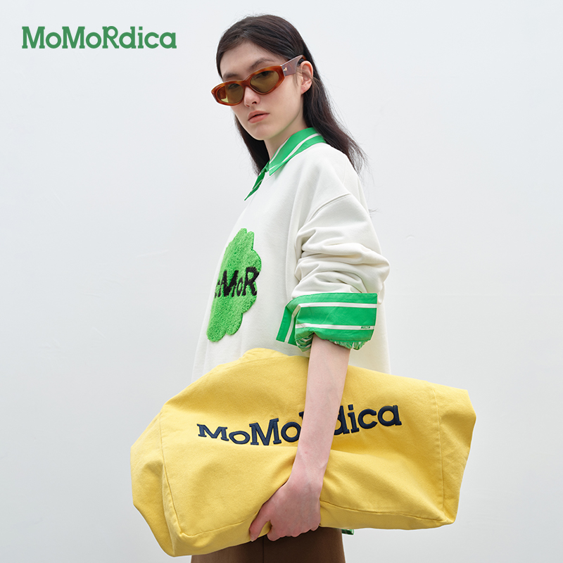 Momordica单肩大容量百搭帆布包单肩包