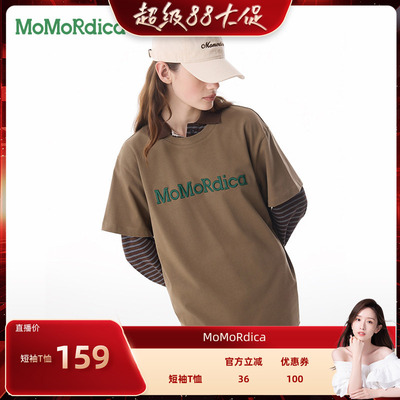MoMoRdica圆领短袖T恤男女同款
