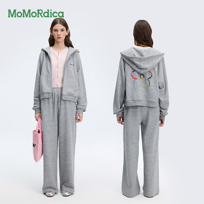 2025秋复古连帽卫衣外套/休闲裤