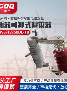 陶瓷橡胶组合避雷器RHY5WS-17/50DL-TB避雷器熔断器式避雷器