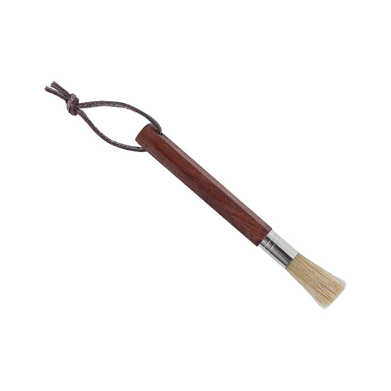轰炸机毛刷 实木柄咖啡刷磨豆机清理刷吧台粉尘毛刷清洁粉渣工具