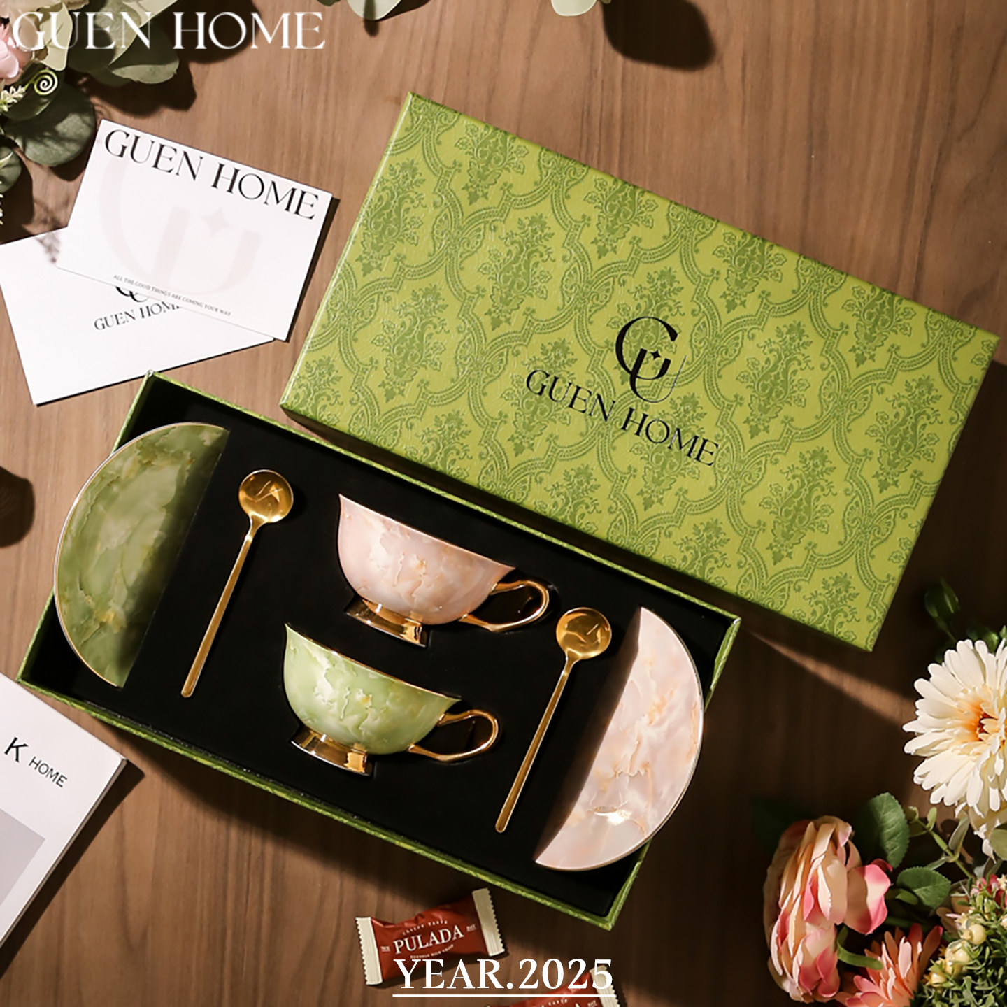 「罗马假日」咖啡杯礼盒套装精致高档乔迁新婚礼物送闺蜜情侣对杯